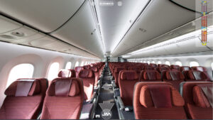 ボーイング787-9（内観JAL機）/ 学校法人 日本航空学園 日本航空大学校 北海道