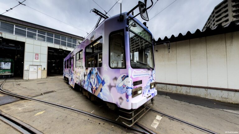 雪ミク電車2023 VR画面