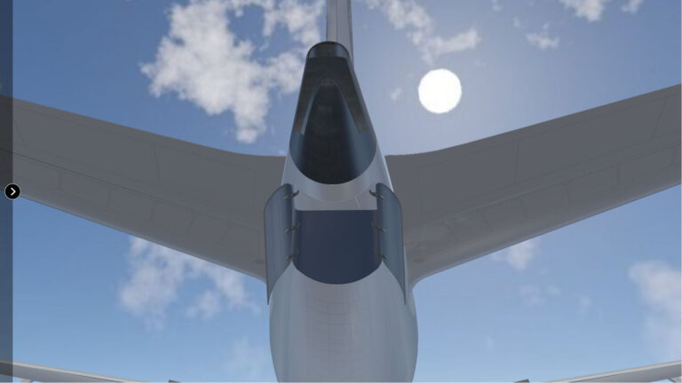 APUアクセスドア（B787-9 3Dオブジェクト）