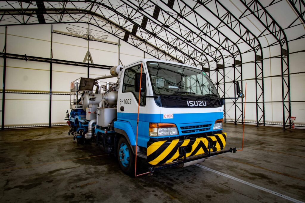空港特殊車両のWEB・360°VR教材