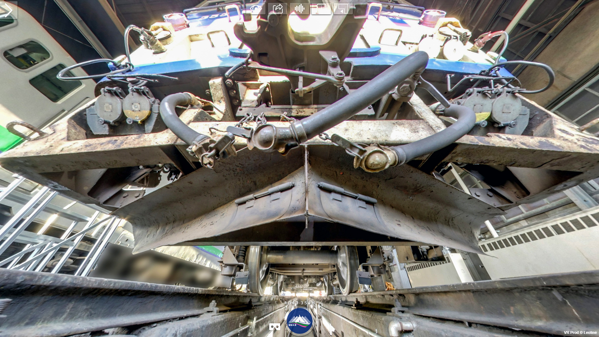 キハ40-353号 車体下部 スカートまわり